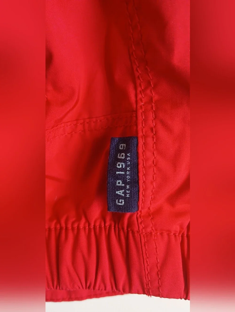 Gap Jersey Lined Red Windbreaker 2T
